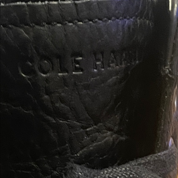 COLE HAAN Woodbury Black Leather Men's Boots Size 9M Retail $250 - Picture 6 of 8